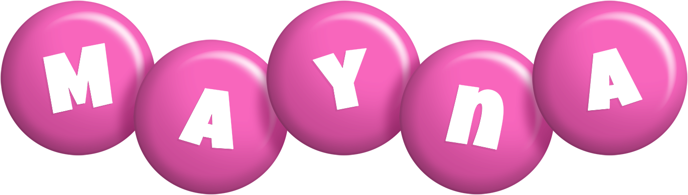 Mayna candy-pink logo