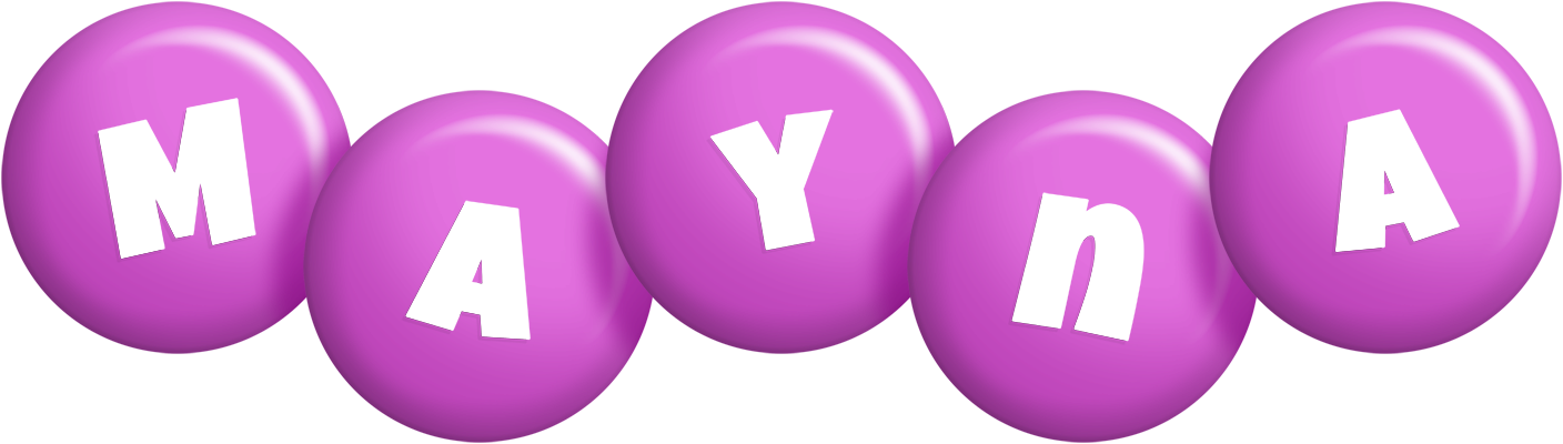 Mayna candy-purple logo