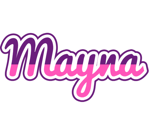 Mayna cheerful logo