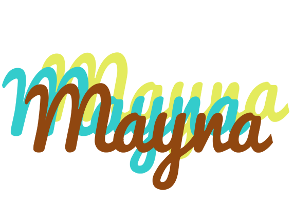 Mayna cupcake logo