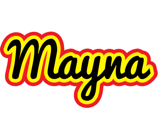 Mayna flaming logo