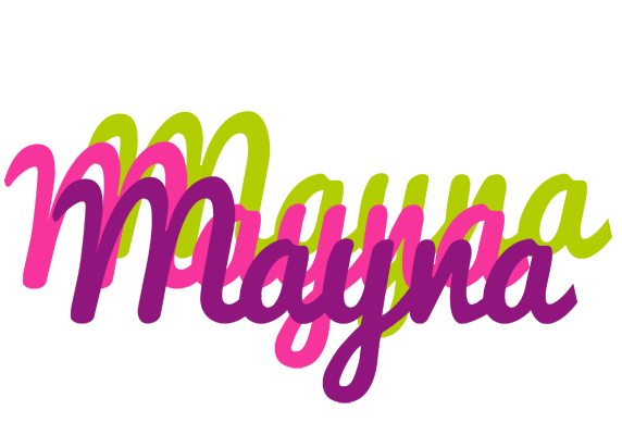Mayna flowers logo