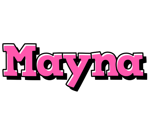 Mayna girlish logo