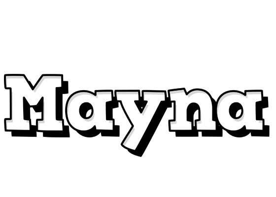 Mayna snowing logo