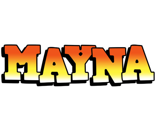 Mayna sunset logo