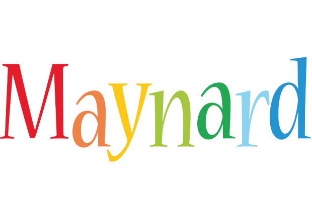 Maynard birthday logo
