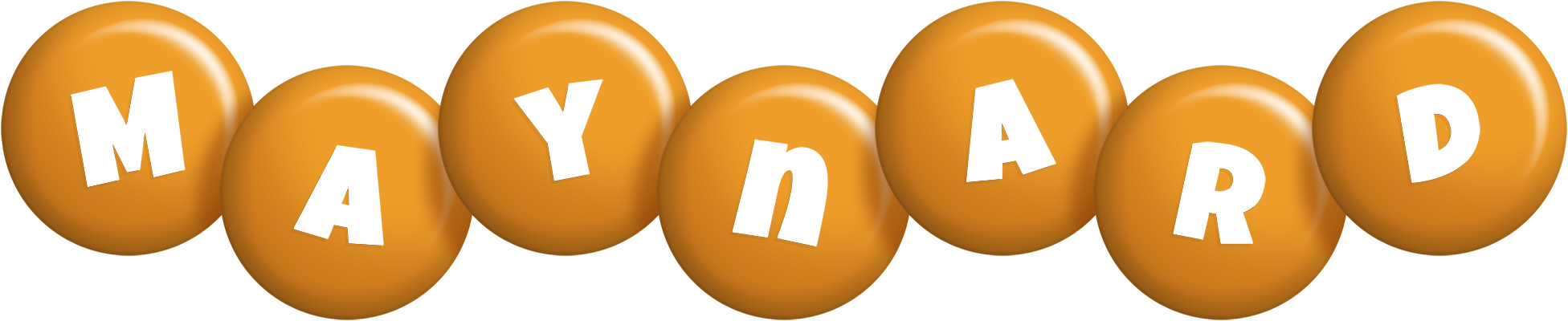 Maynard candy-orange logo