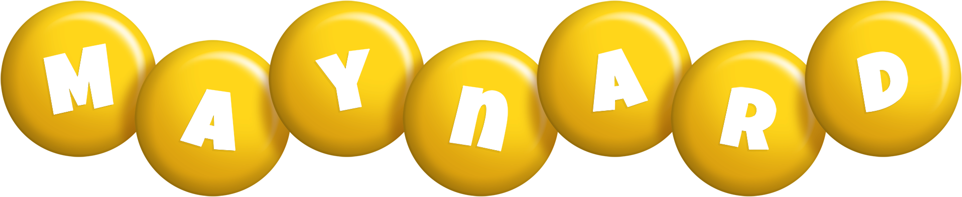 Maynard candy-yellow logo