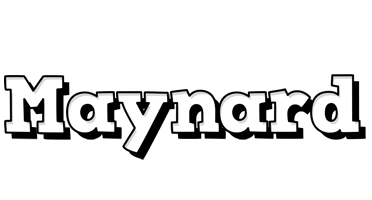 Maynard snowing logo