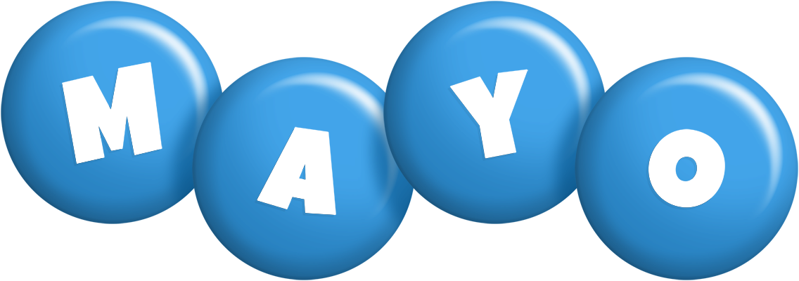 Mayo candy-blue logo