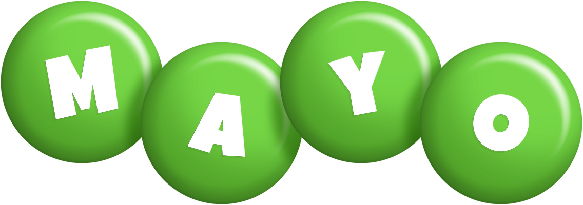 Mayo candy-green logo