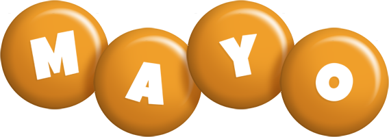 Mayo candy-orange logo