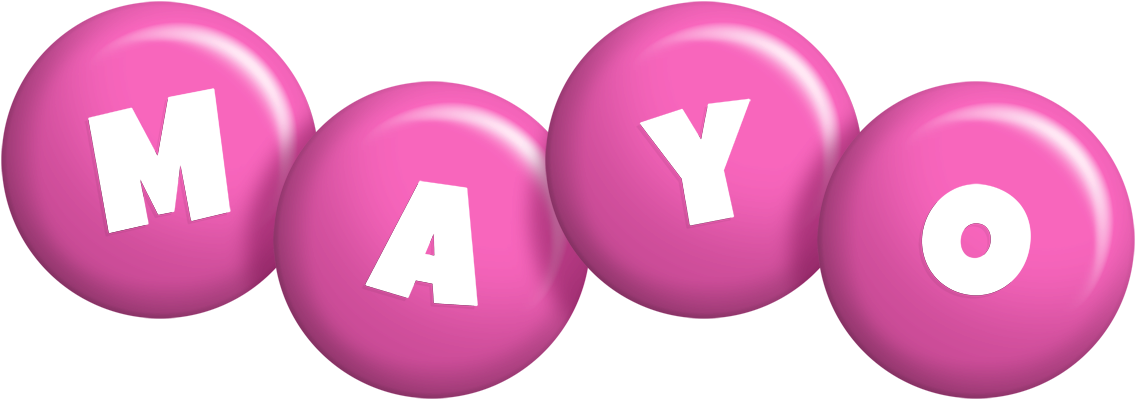 Mayo candy-pink logo