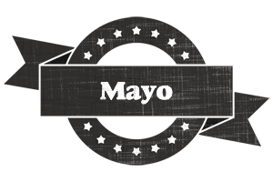 Mayo grunge logo