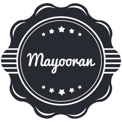 Mayooran badge logo