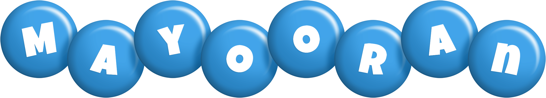 Mayooran candy-blue logo