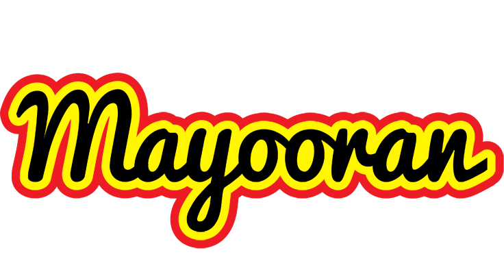 Mayooran flaming logo