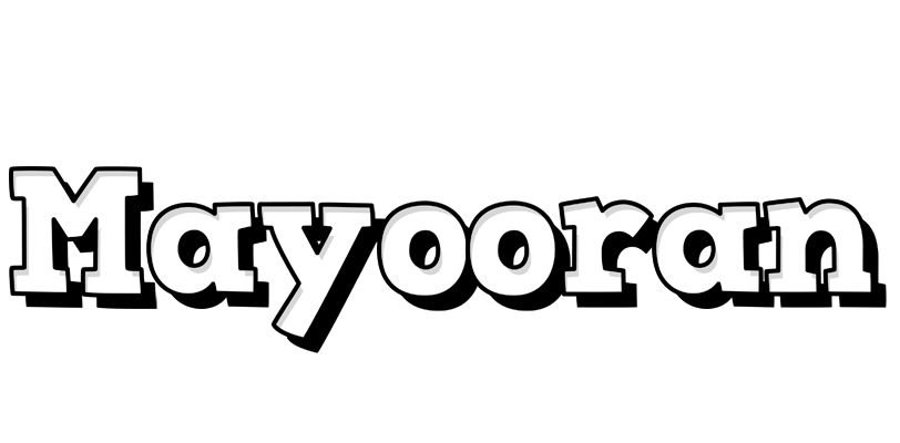 Mayooran snowing logo