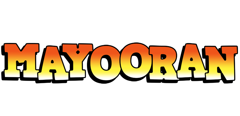 Mayooran sunset logo