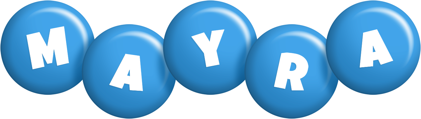 Mayra candy-blue logo