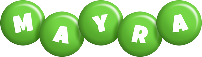 Mayra candy-green logo