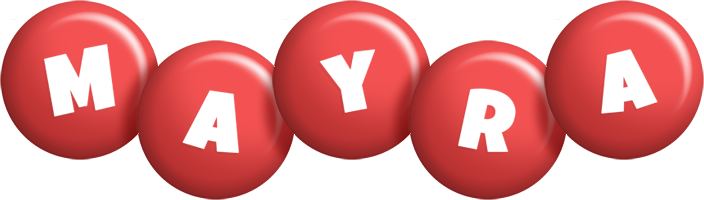 Mayra candy-red logo