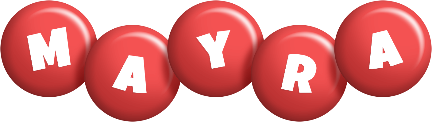 Mayra candy-red logo