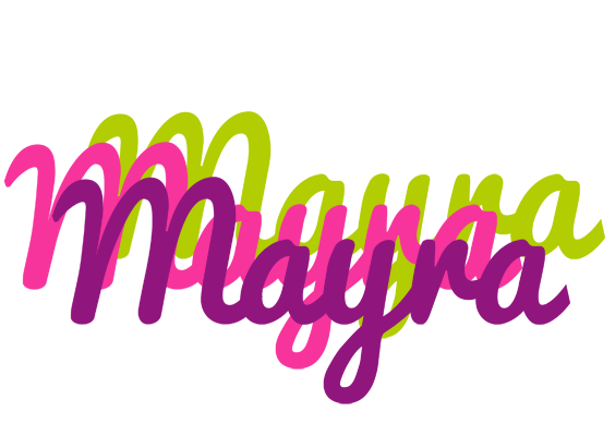 Mayra flowers logo