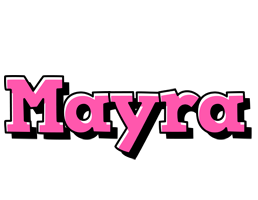 Mayra girlish logo