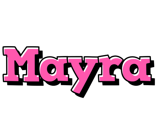 Mayra girlish logo