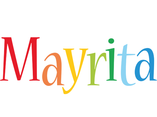 Mayrita birthday logo