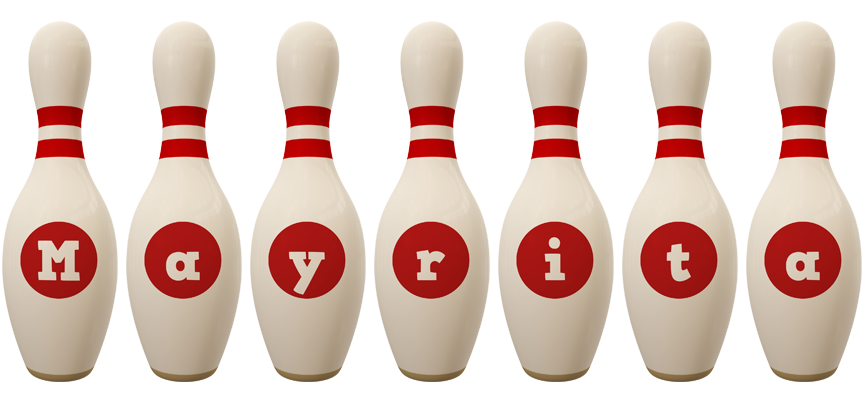 Mayrita bowling-pin logo