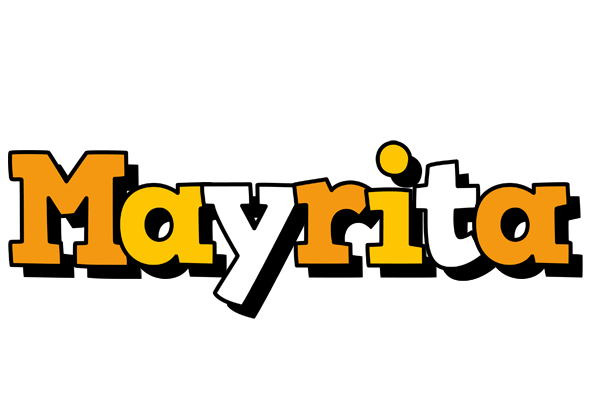 Mayrita cartoon logo