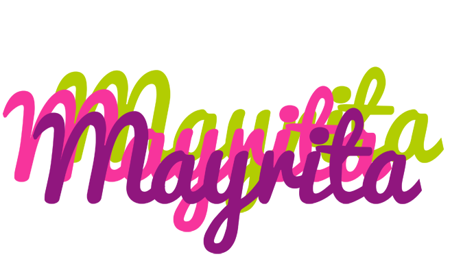 Mayrita flowers logo
