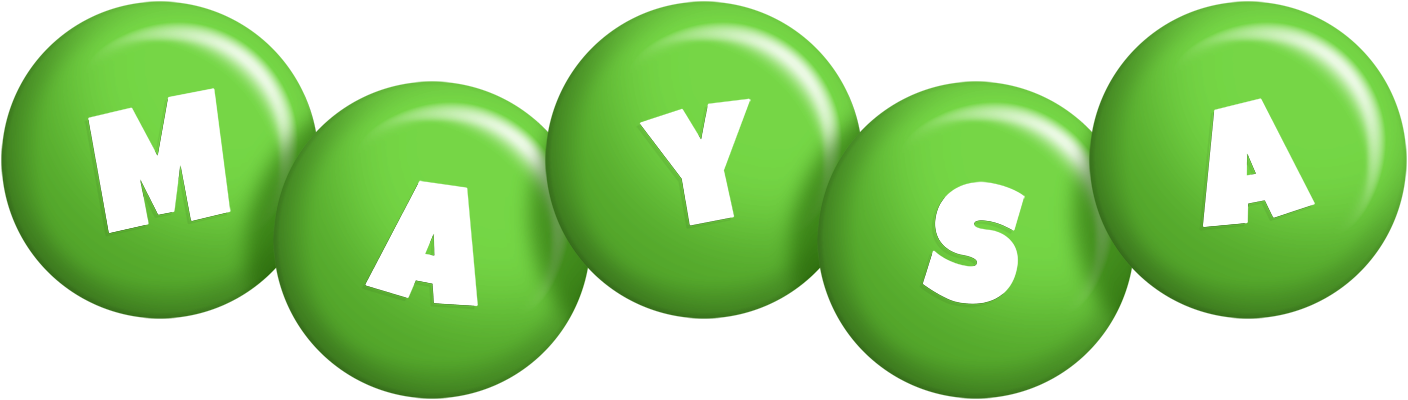 Maysa candy-green logo