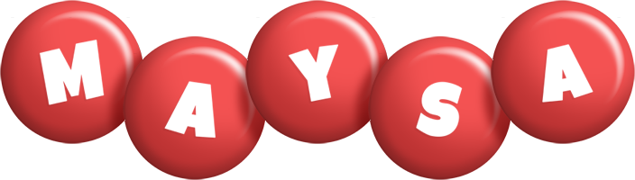 Maysa candy-red logo