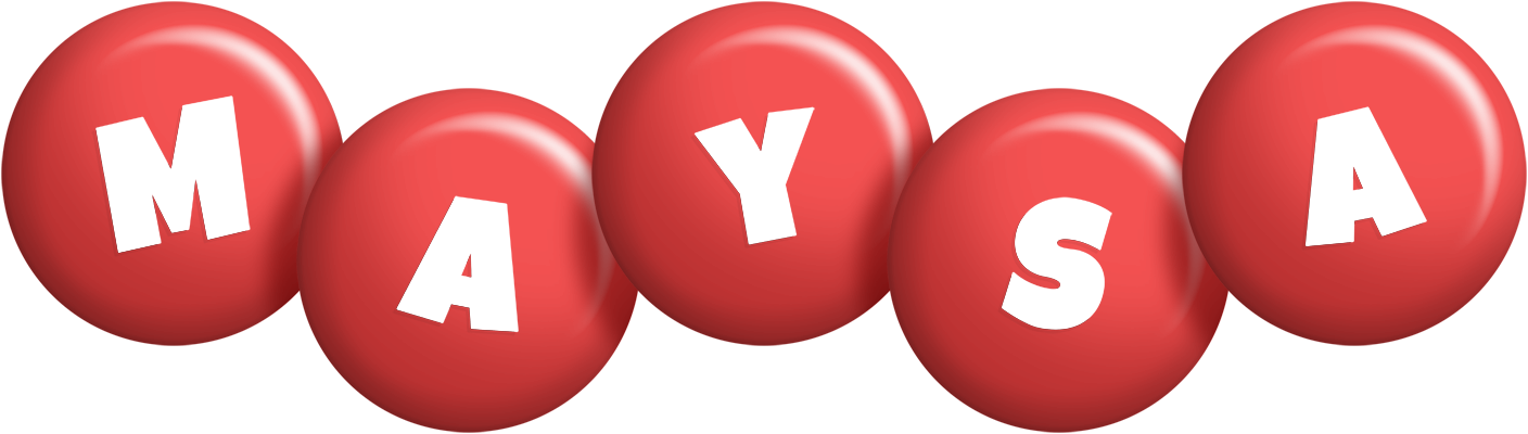 Maysa candy-red logo