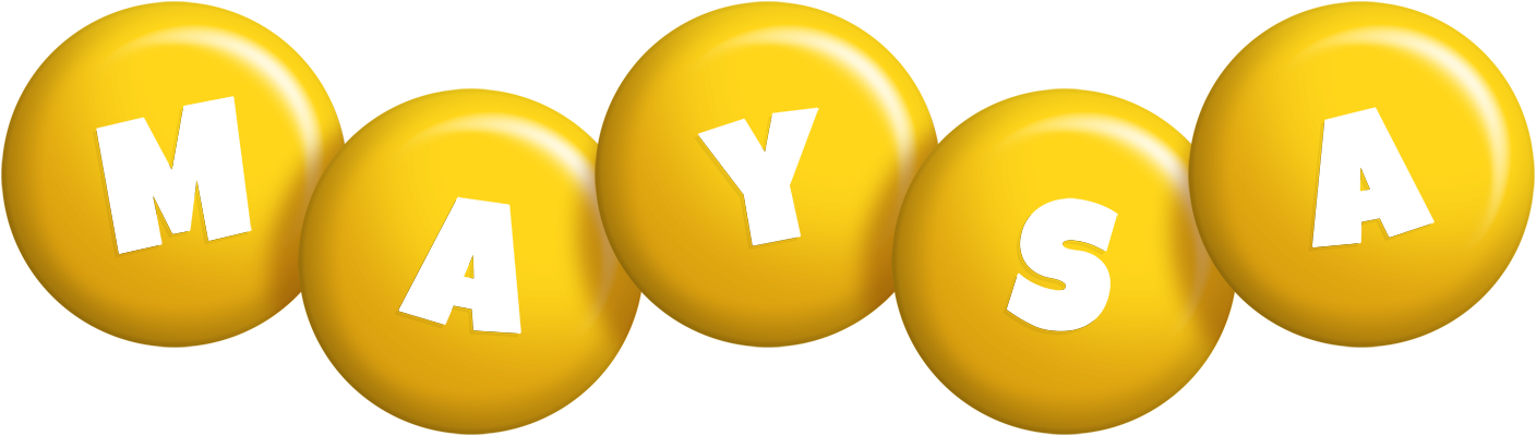Maysa candy-yellow logo
