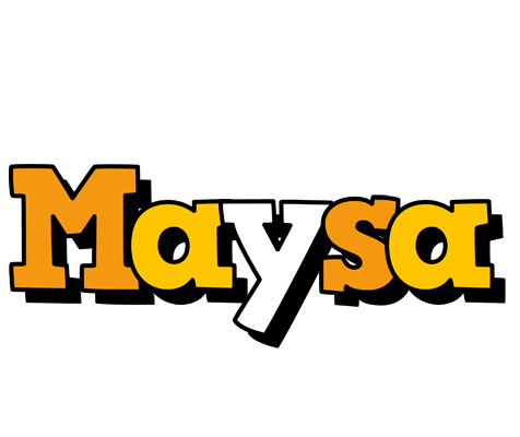 Maysa cartoon logo