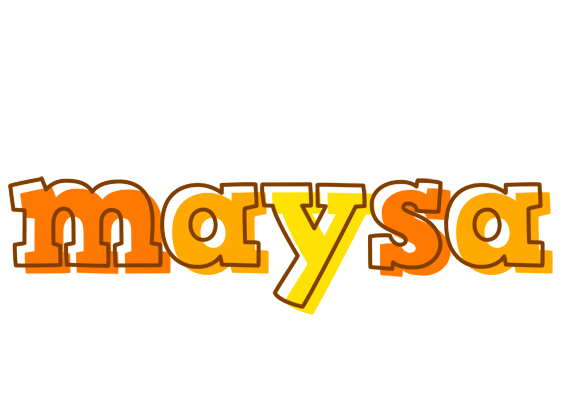 Maysa desert logo