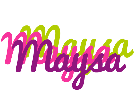 Maysa flowers logo