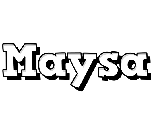 Maysa snowing logo