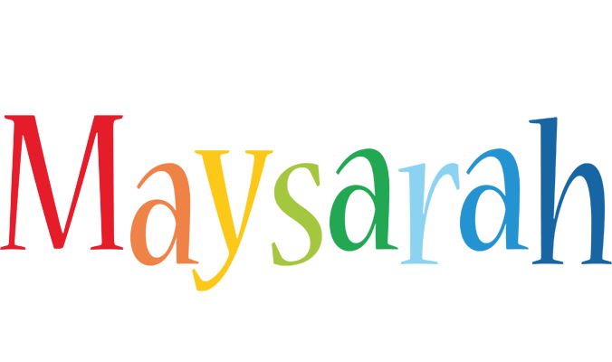 Maysarah birthday logo