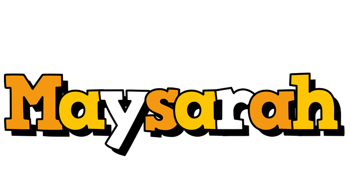 Maysarah cartoon logo