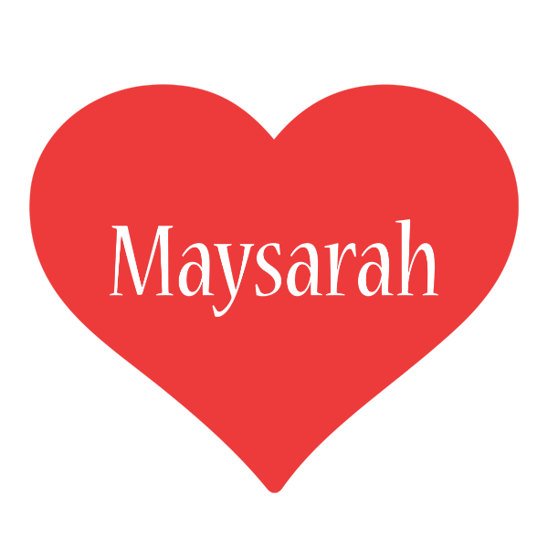 Maysarah love logo