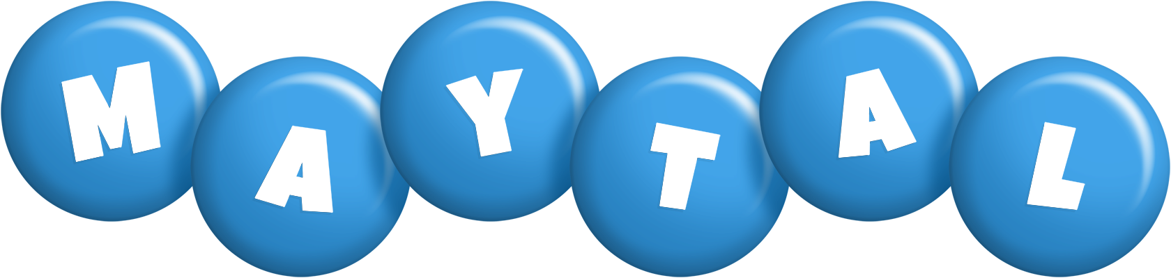 Maytal candy-blue logo