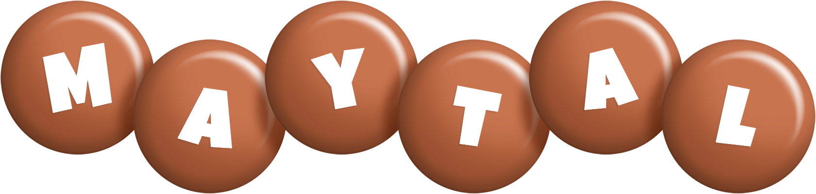 Maytal candy-brown logo