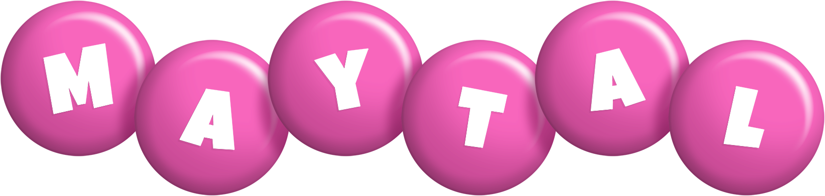 Maytal candy-pink logo