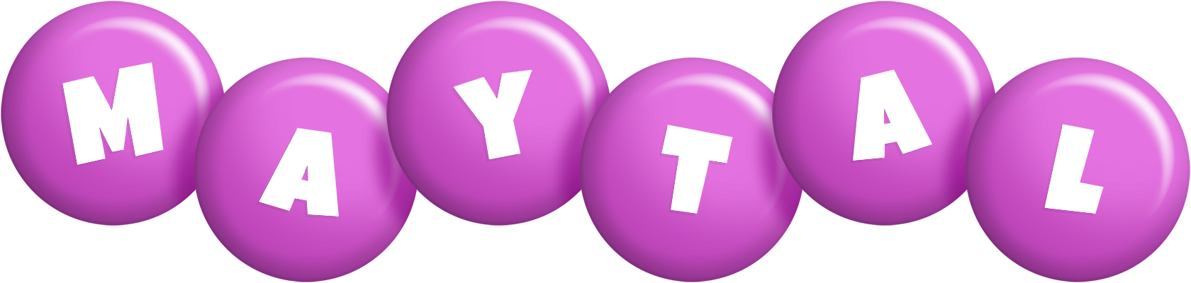 Maytal candy-purple logo