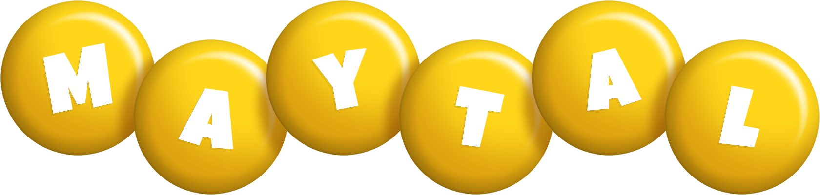 Maytal candy-yellow logo